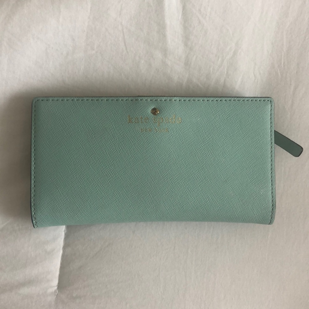 Tiffany blue Kate Spade wallet!
